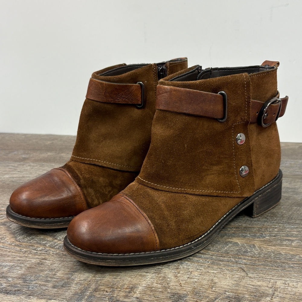 Free People Boutique 9 COOPER Suede Boots 6.5